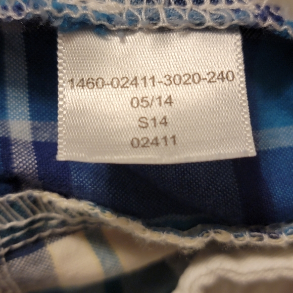 Jos A Bank Madras Plaid Shorts 40 Blue Green Patchwork - Picture 6 of 6